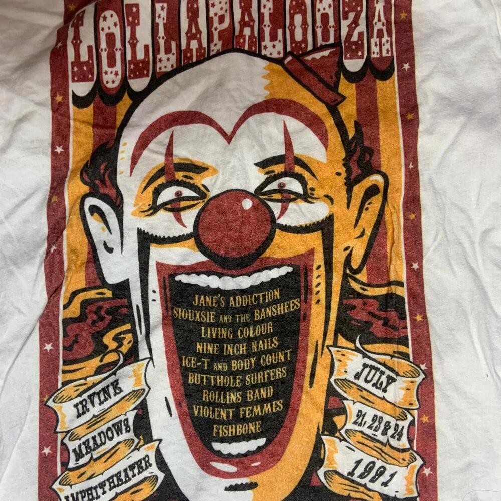 Lollapalooza Graphic Tee - White